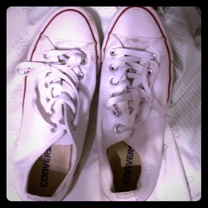 Converse white tennis shoes